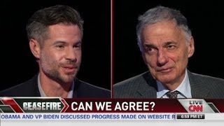 Crossfire Nader amp Shellenberger debate nuclear power [upl. by Darwin]