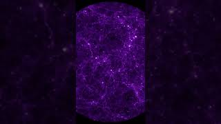 A Simulation of the Universe With Dark Matter  shorts [upl. by Ayikal]