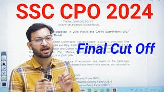 SSC CPO Final Cut Off Released [upl. by Dryfoos]