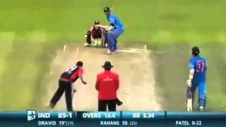 Rahul Dravid 3 sixes in row Against England [upl. by Areema571]