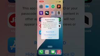 How to hide app in iphone ios 18  app lock in iPhone new features ios18 iphone iphone16 [upl. by Eelytsirk178]