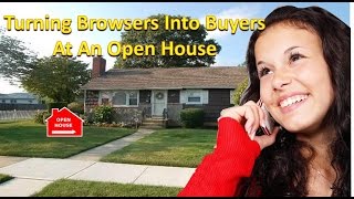 Turning browsers to buyers at an open house [upl. by Esidnak]