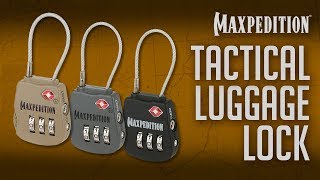 Maxpedition® Tactical Luggage Lock [upl. by Inaffit]