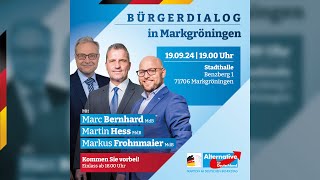 AfDBürgerdialog live aus der Stadthalle in Markgröningen [upl. by Jasen]