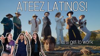 Reacting to Work and Not Ok Ateez Arriba las Latinas [upl. by Palladin986]