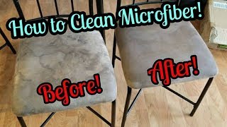 How To Clean Microfiber Furniture  TheStoweFam [upl. by Petunia]