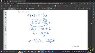 CSEC Math Paper 2 worked solutions series  January 2024  Question 4bc [upl. by Ylloh]