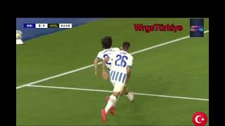 Ferdi Kadıoğlu Gol BrightonWolverhamptonferdikadioğlu [upl. by Dunaville]