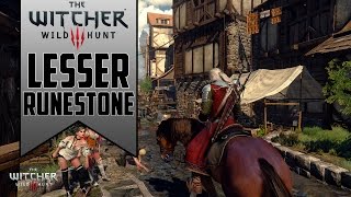 Lesser Runestone Plain Diagram Location  Witcher 3 Wild Hunt [upl. by Ammann]