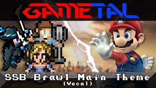 Main Theme Super Smash Bros Brawl Vocal Version  GaMetal Ft MarieÈve Ermel amp Nicolas Daoust [upl. by Gignac868]