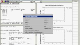 Statgraphics Hipergeométrica [upl. by Glaser]