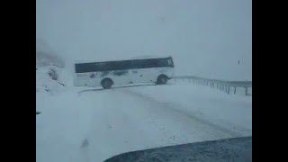 A horror bus ride skidding down the Remarkables ski resort mountain road [upl. by Etom]