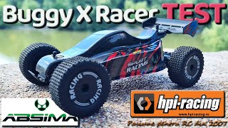 Automodel Absima 124 EP 2WD Racing Buggy X Racer RTR cu sistem ESP Gyro TEST [upl. by Yehudit]