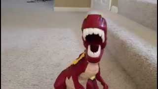 Angry Imaginext Trex Attacks Camera Man [upl. by Justina]