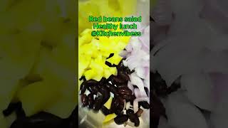 Red beans salad healthy lunchnewkitchenseriesytshortstrendingviralutubevideo​⁠Kitchenvibes [upl. by Eanad]