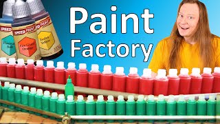 Inside a Paint Factory How Paint is Made Bottled and Packaged [upl. by Attenauq]