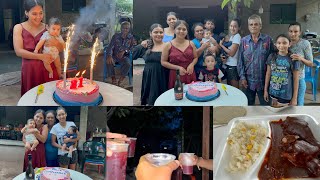 Festejando mi Cumpleaños🥳lo que me Regaló😂conviviendoenfamilia tendencia parati comida recetas [upl. by Ilellan469]