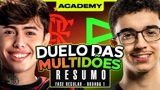 FLAMENGO x LOUD  RESUMO CBLOL ACADEMY  1° Rodada  1° Etapa  Ilha das Lendas [upl. by Urita]