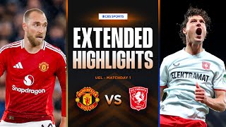 Man United vs Twente Extended Highlights  UEL League Phase MD 1  CBS Sports Golazo  Europe [upl. by Blackman]