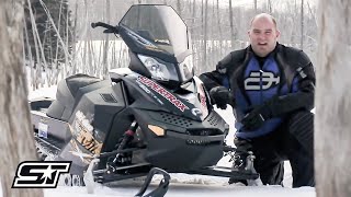 2011 Ski Doo MXZ X 800R ETEC Snowmobile Review [upl. by Shieh572]