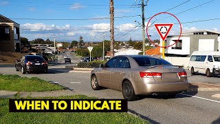 Roundabouts WHEN TO INDICATE ON AND OFF [upl. by Nivanod]