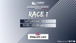 LIVE Race 1 English – 2023 Le Castellet Heat – Ligier European Series [upl. by Nylodnarb]