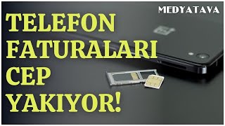 Telefon faturaları vatandaşı isyan ettirdi Taahhüt bitince yüzde 400 zam [upl. by Ahkihs257]