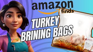 Turkey brine bag Turkey Brining Bags Set of 2 Extra Large Holds up to 38lb turkey double zippers [upl. by Holsworth718]