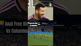 Messi Free Kick Goal Vs Columbus [upl. by Azirb]