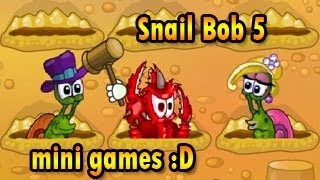 Snail Bob 5 Love Story Mini Games Walkthrough  All Stars  Adventure by A10 Games [upl. by Anaynek]