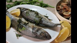 Spigola al Forno  Baked sea bass [upl. by Byers]