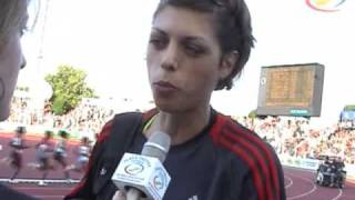 Blanka Vlasic flash interview [upl. by Enttirb192]