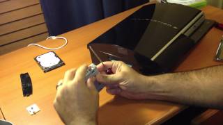 How to Install a Bigger Hard Drive to a PS3 Fat [upl. by Mukund]