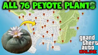 GTA Online 0 All 76 Peyote Plant locations [upl. by Giza340]