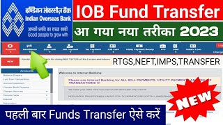 IOB Net Banking Fund Transfer Not Activated  How to Resolve IOB Net Banking Issues [upl. by Enahpad874]