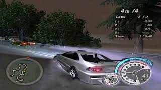 Civic Berlaga Lagi Di Circuit Need For Speed Underground 2 nfsunderground2 nfsunderground2ps2 [upl. by Ailhat513]