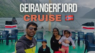 Norwegian fjords cruise  Geiranger  Hellesylt  Norway 4K [upl. by Combs662]