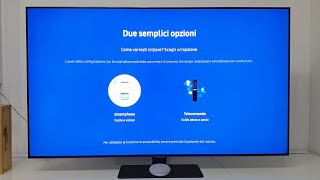 Prima accensione e configurazione della Smart TV Samsung QLED Q80  GiovaTech [upl. by Eillat]