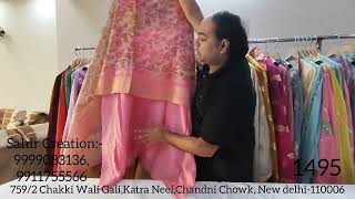 Sahir Creation Designer Suits party wearboutiquechandnichowkshopping DM99990831369911755566 [upl. by Nolrak]