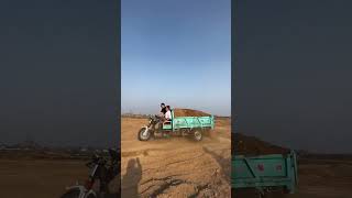 heavy duty tricycle tests with a load of 25T full of power and long lasting battery shorts [upl. by Shih]