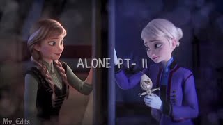 Alone pt II Elsa amp Anna Frozen sisters FMV [upl. by Sianna]