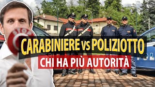 Ha più autorità un CARABINIERE o un POLIZIOTTO  Avv Angelo Greco [upl. by Anagrom]