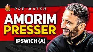 MY WAY OR LEAVE Amorim Press Conference Reaction Ipswich vs Manchester United [upl. by Neufer64]