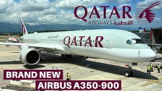 QATAR AIRWAYS AIRBUS A350900 Economy  Geneva  Doha  Flight Review [upl. by Nnarual668]