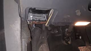 Volvo XC70 2009 OBD port location [upl. by Narrat]