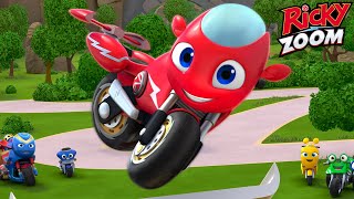 Best Stunts ⚡ Motorcycle Day  Ricky Zoom  Cartoons for Kids  Ultimate Rescue Motorbikes for Kids [upl. by Siegfried]