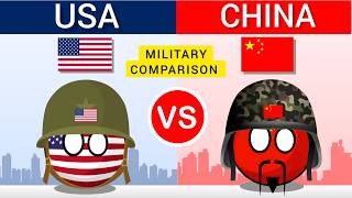 USA vs China  Military Comparison 2024 [upl. by Einahpts]