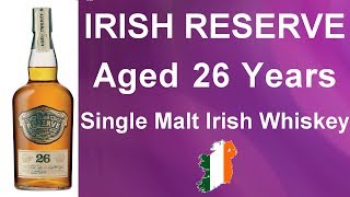 Irish Reserve 26 year old Aldi Single Malt Irish Whiskey Review 219 from WhiskyJason [upl. by Pernell354]