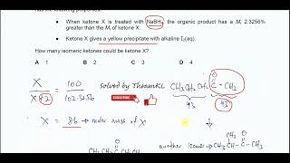 970111MJ24Q34 Cambridge International AS Level Chemistry MayJune 2024 Paper 11 Q34 [upl. by Madlen315]