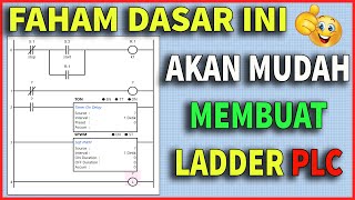 PLC  MEMBUAT LADDER PLC [upl. by Aihsyla386]